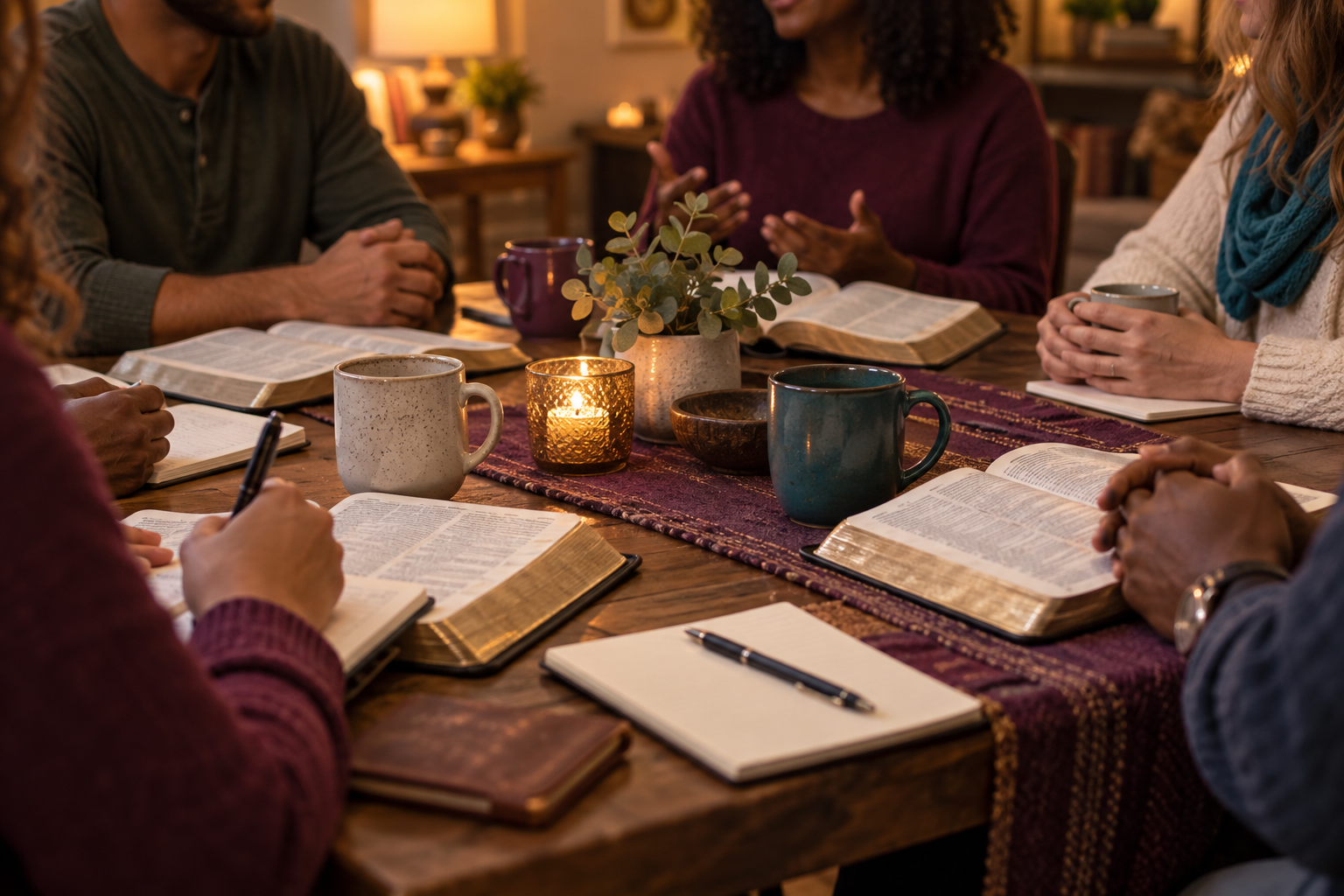 Small group Bible study conversation